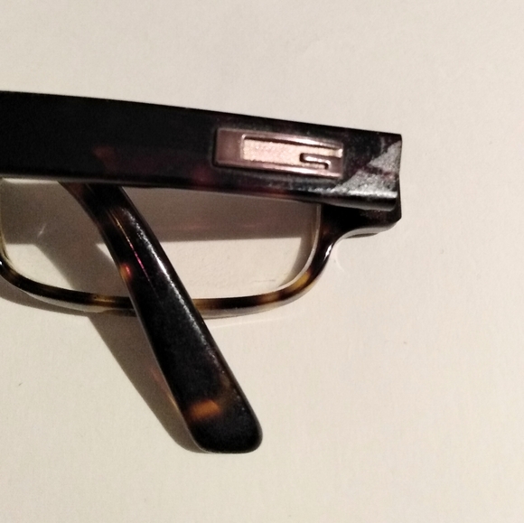 GUCCI VINTAGE UNISEX GG 1185 086 DARK TORTOISE FRAMES EYEGLASSES - Picture 9 of 14